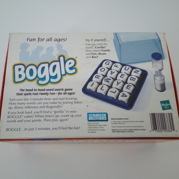 Boggle Complete Parker Brothers 8+ Instructions Included Road Trip Game Night - Picture 7 of 8